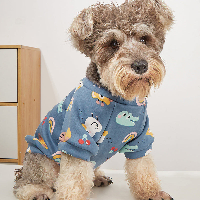 Cartoon Graphic Dog Sweatshirt