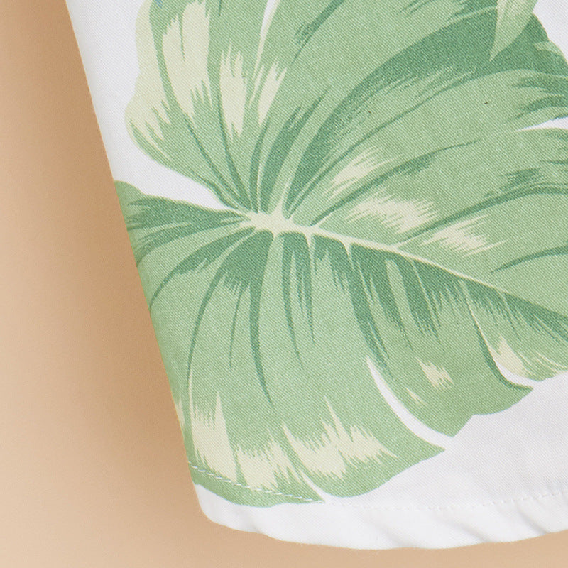 Leaf Print Pet Shirt