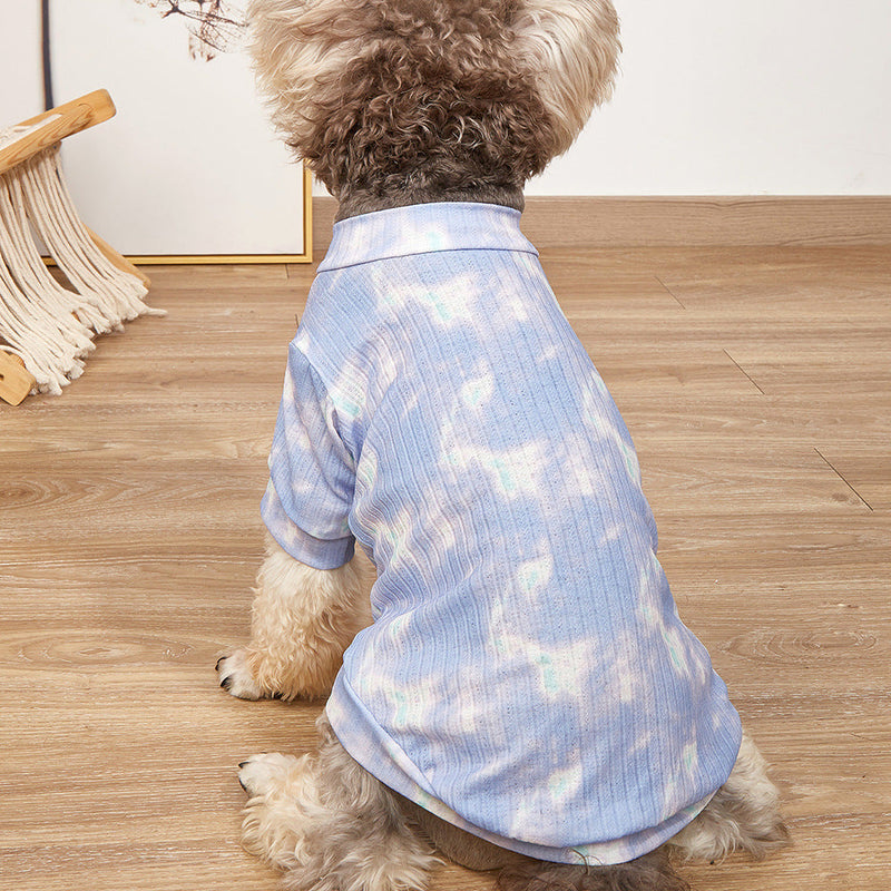 Smudge Pattern Dog Hoodie