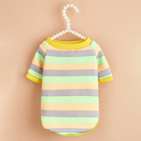 Striped Pet Hoodie