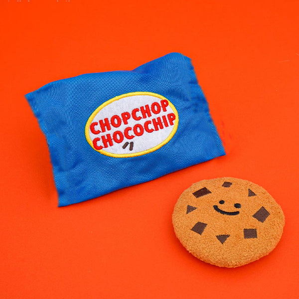 Choco Chip Cookie Squeaker Plush