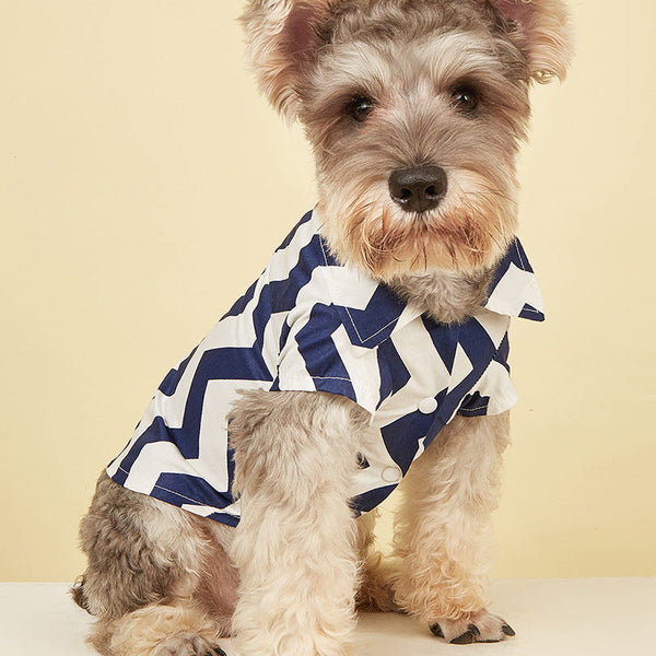 Chevron Pattern Dog Shirt