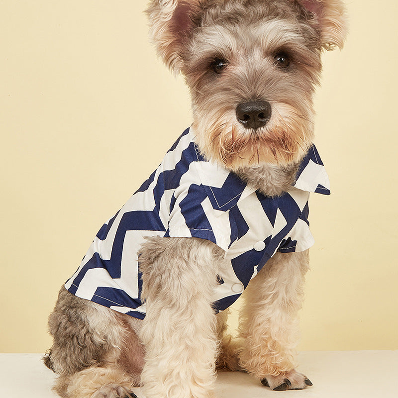 Chevron Pattern Dog Shirt