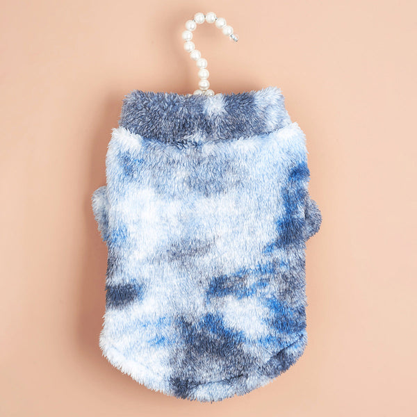 Solide Color Dog Jacket - Blue