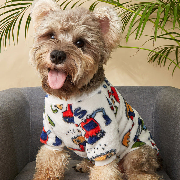 Cartoon Graphic Dog Sweatshirt