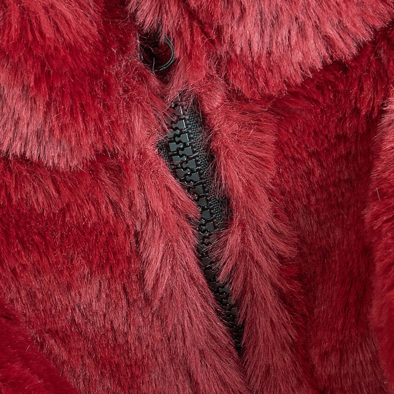 Solide Color Dog Jacket - Red