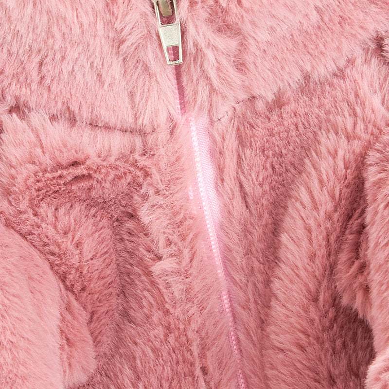 Solide Color Dog Jacket - Pink