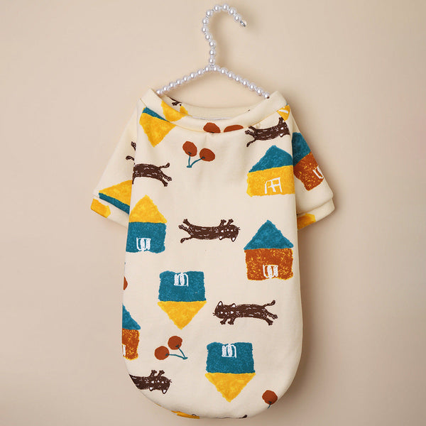 House Print Pet Sweatshirt