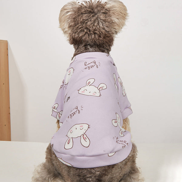 Rabbit Print Foreleg Pullover