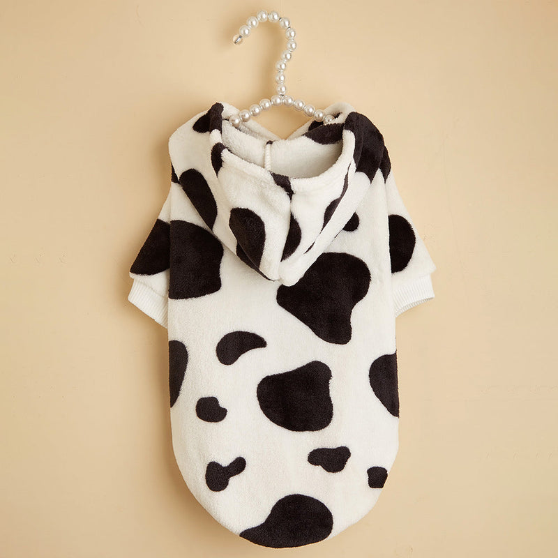 Cow Pattern Dog Hoodie