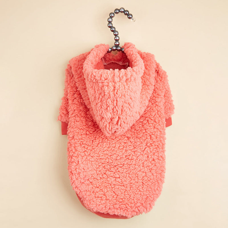 1pc Pet Plush Hoodie