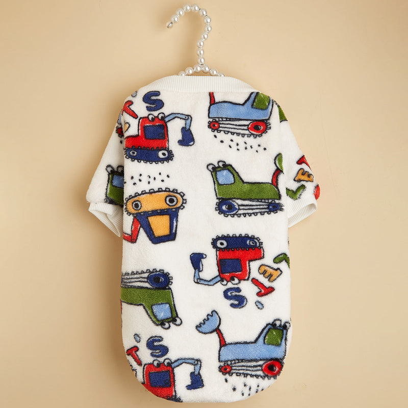 Cartoon Graphic Dog Sweatshirt