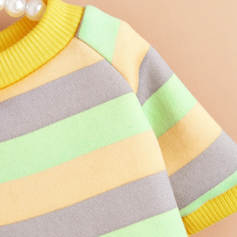Striped Pet Hoodie