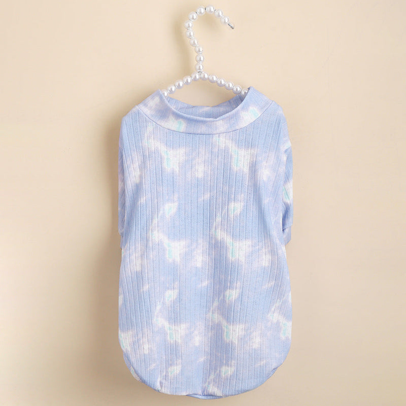 Smudge Pattern Dog Hoodie